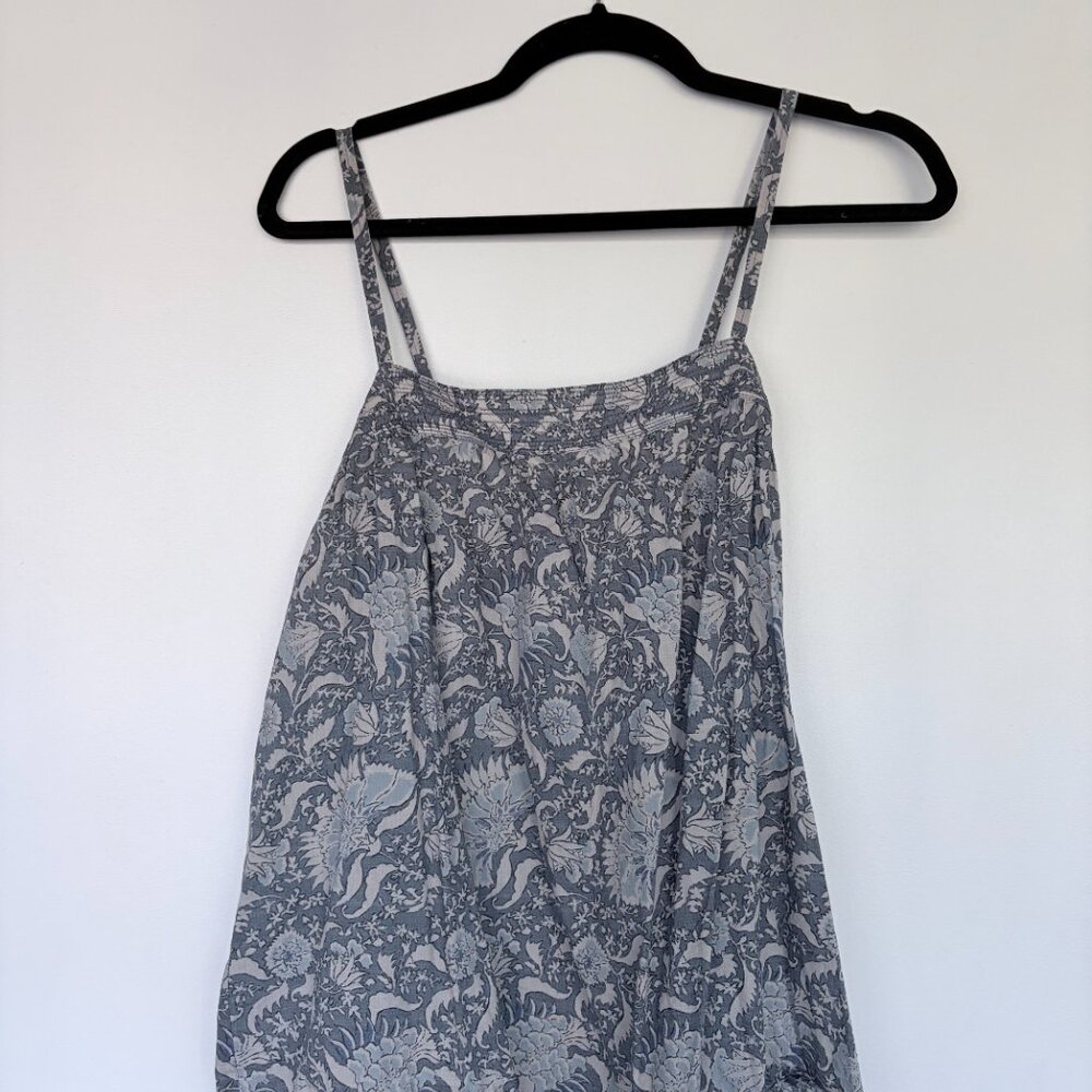 Vince Paisley Print Tank Top